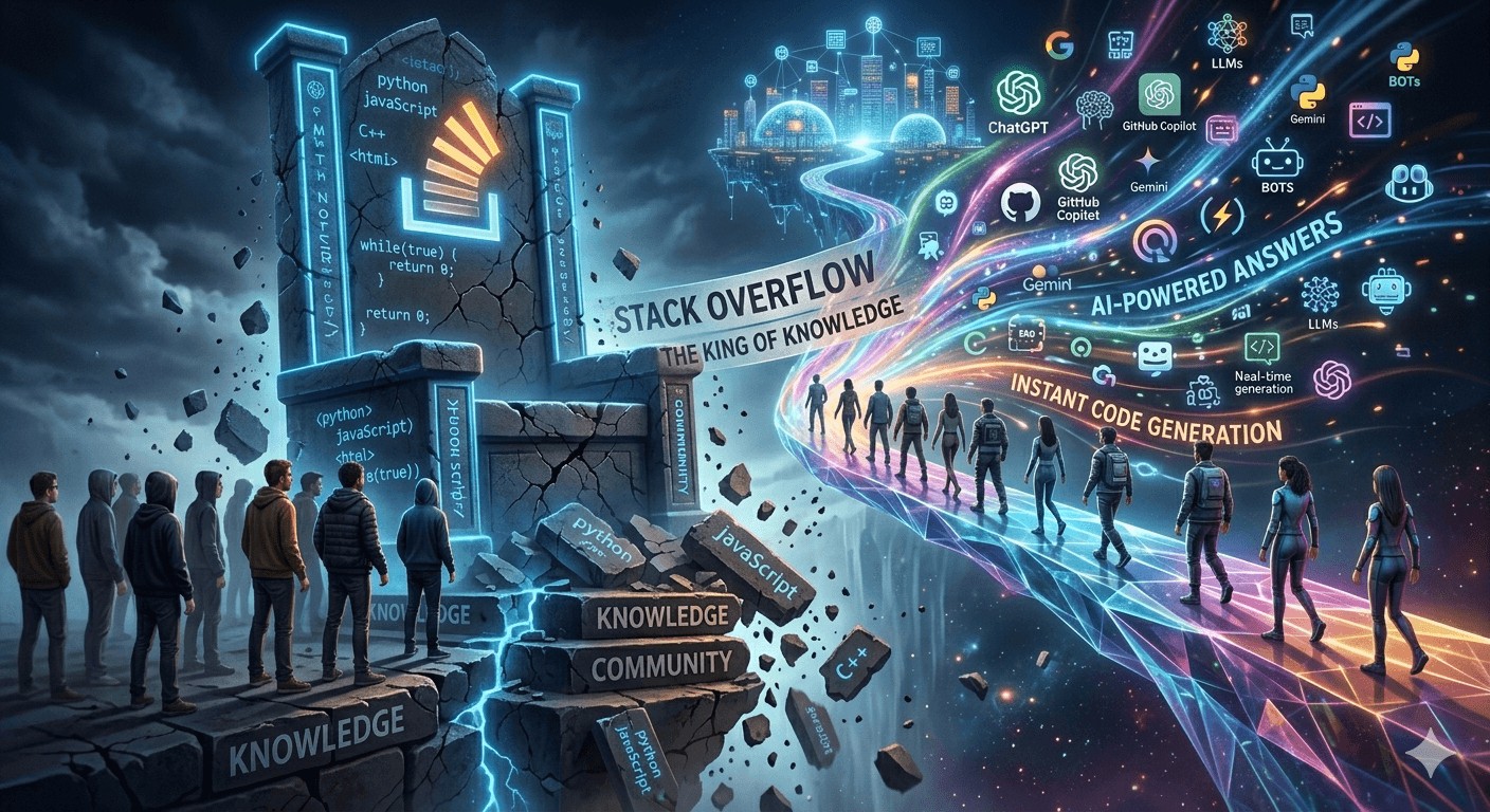 Stack Overflow "арчуулж" байна уу? Программистуудын хаан ширээ яагаад ганхах болов?