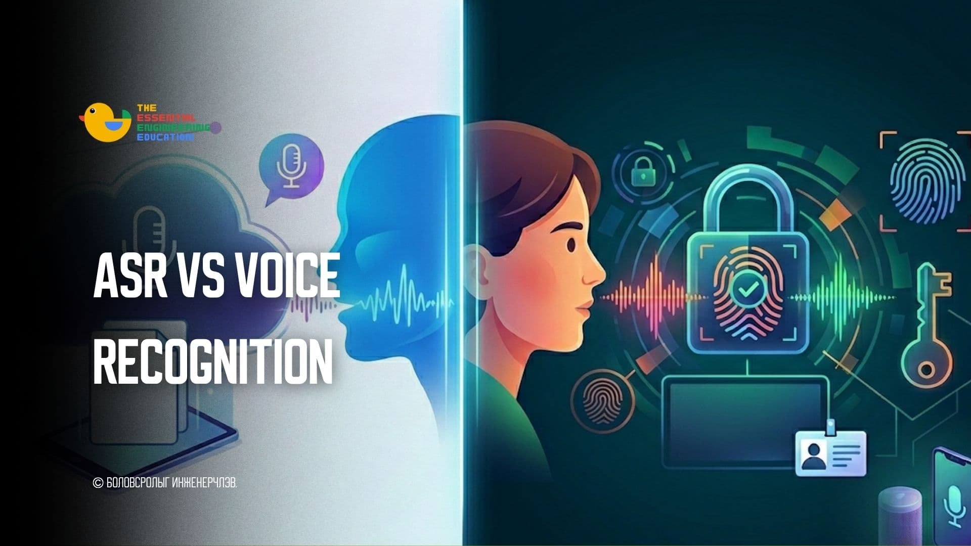 ASR(Automatic Speech Recognition) vs Voice recognition 