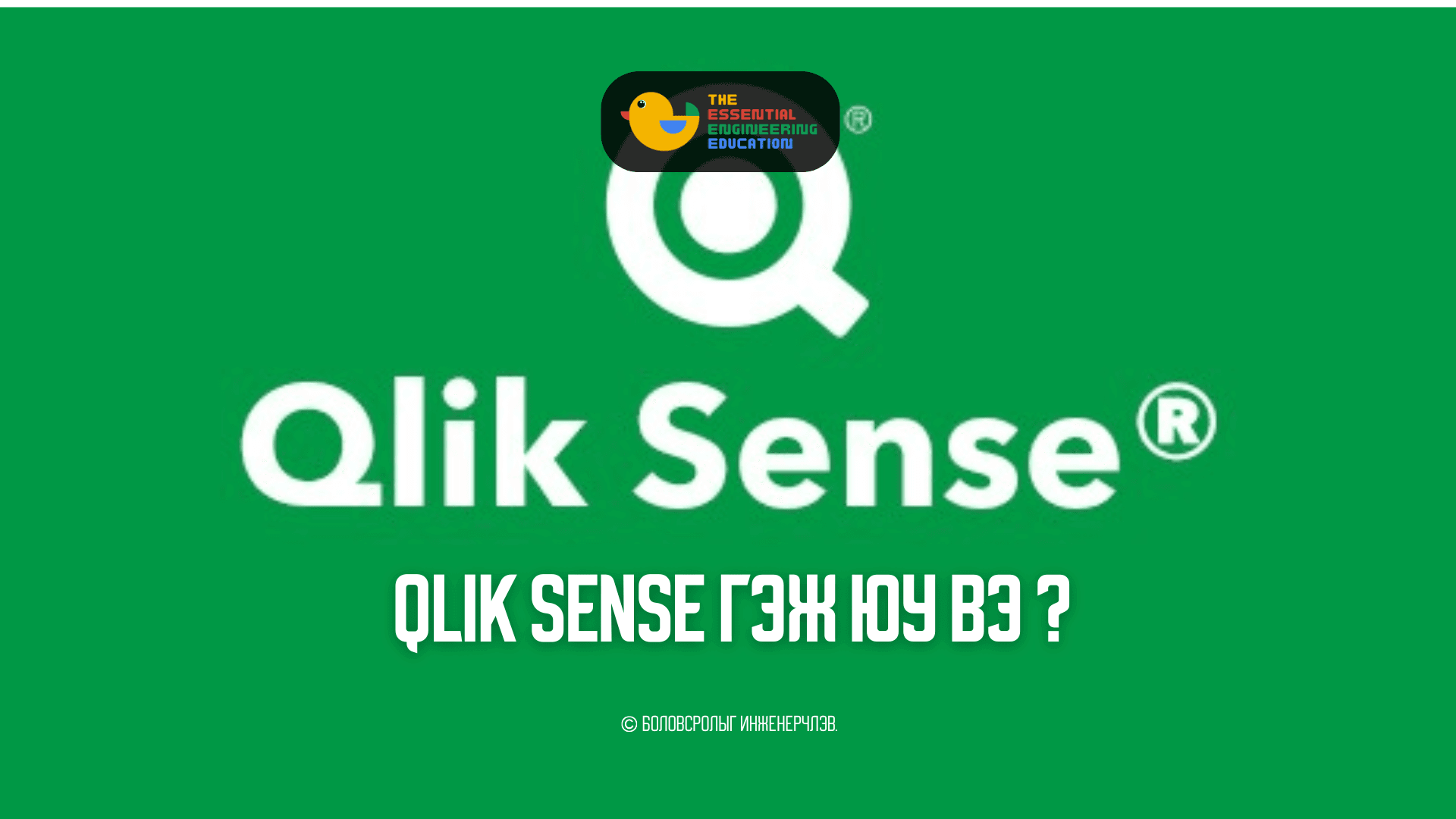 Qlik Sense гэж юу вэ?