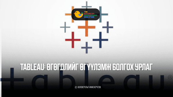 Tableau: Өгөгдлийг өгүүлэмж болгох урлаг