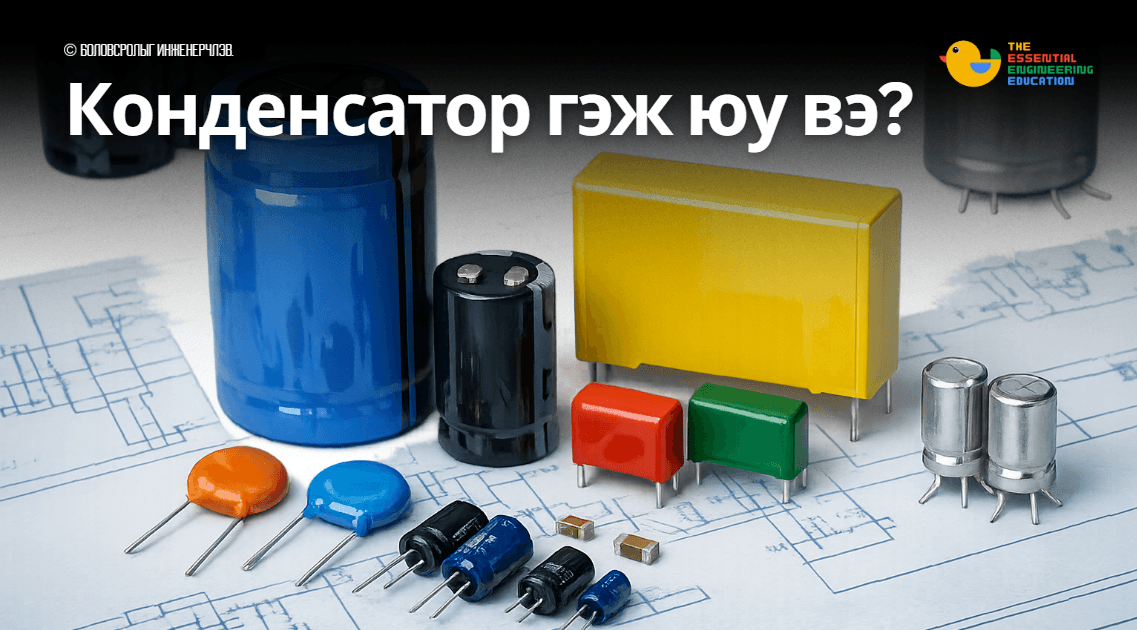 Конденсатор гэж юу вэ?