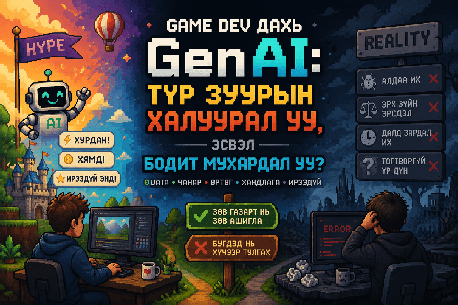 Game Dev дахь GenAI: Түр зуурын халуурал байсан уу, эсвэл бодит хязгаартаа хүрэв үү?