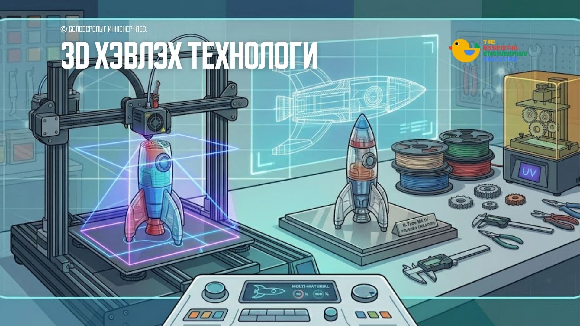 3D хэвлэх технологи