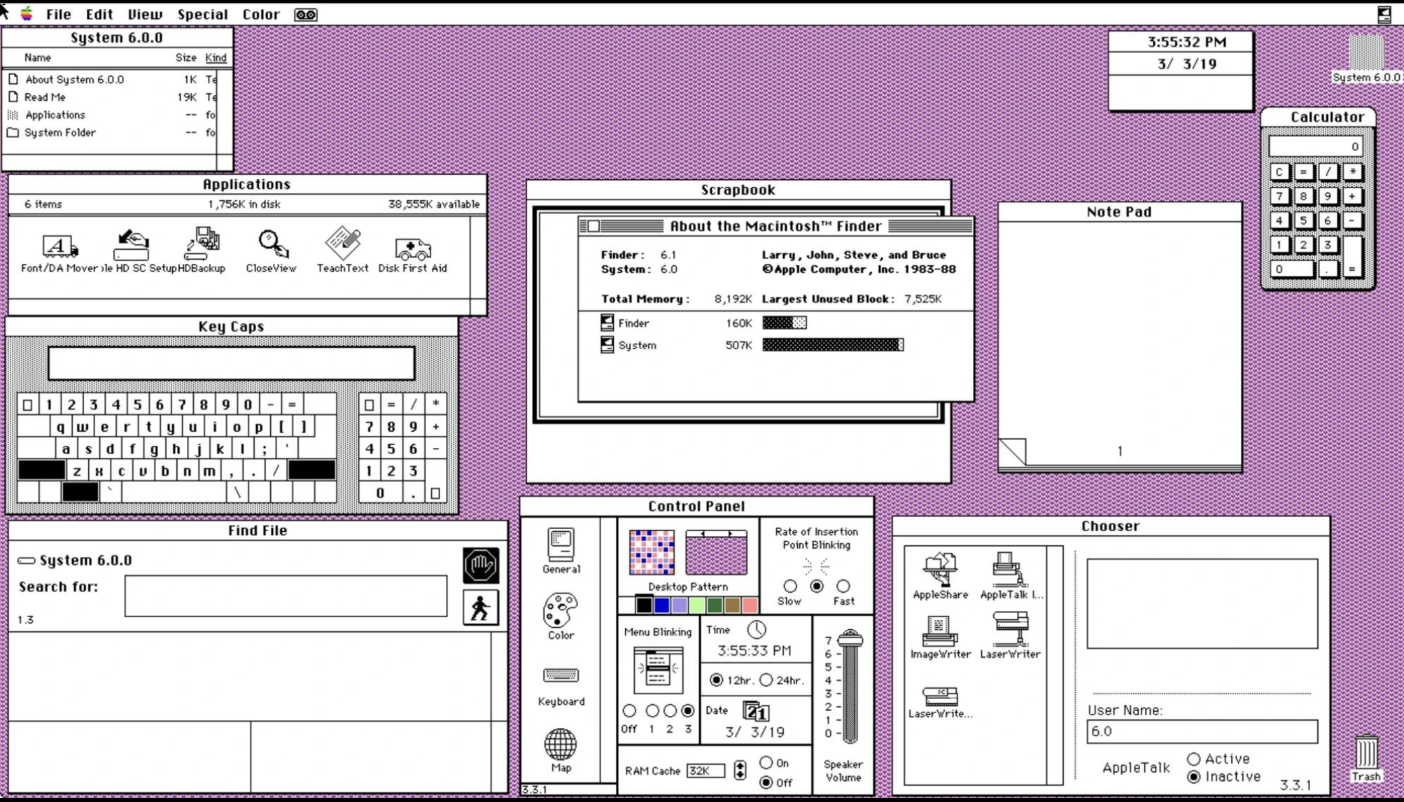 Зураг 3. Mac OS-ийн өмнөх үеийн системүүдийн интерфейсийн хөгжил